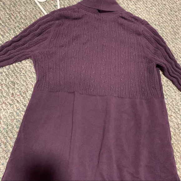 Purple open knit cardigan - Picture 5 of 6